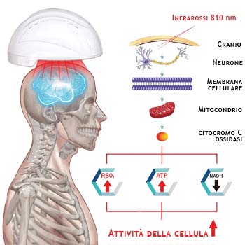 Brain LED illustrazione